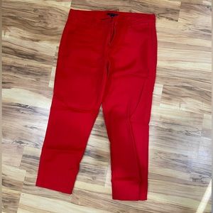 Red Tommy Hilfiger dress capris, barely ever worn